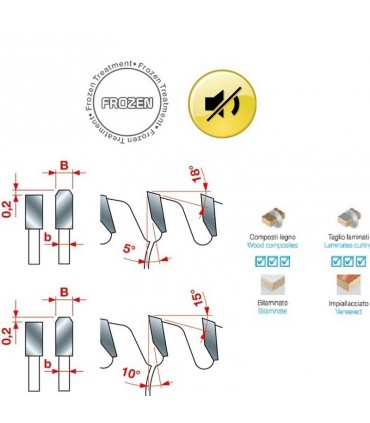 تیغ اره دیسکی الماسه برش چوب و لمینت INTERNATIONAL SAWS 300×30×3.2-Z96