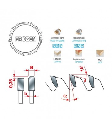 تیغ اره دیسکی الماسه پانل بر بی صدا INTERNATIONAL 400×30×4.4-Z60