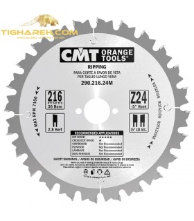 تیغ اره دیسکی الماسه چوب بر CMT 180×30×3.2-Z48
