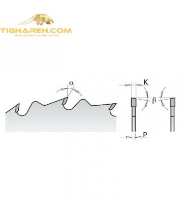 تیغ اره دیسکی الماسه چوب بر CMT 180×30×3.2-Z48