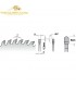 تیغ اره دیسکی الماسه MDF کروم CMT 250×30×3.2-Z80
