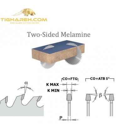 تیغ اره دیسکی الماسه خط زن  CMT 125×20×4.0-Z24