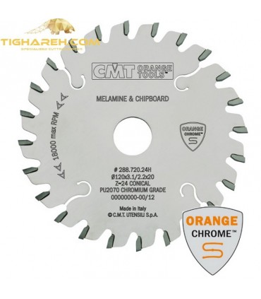 تیغ اره دیسکی الماسه خط زن کروم  CMT 120×20×4.3-Z24