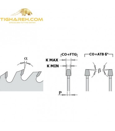 تیغ اره دیسکی الماسه خط زن کروم  CMT 120×20×4.3-Z24