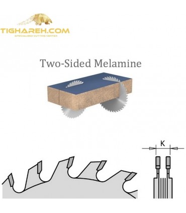تیغ اره دیسکی الماسه خط زن دو تیکه  CMT 120×22×3.6-Z12+12