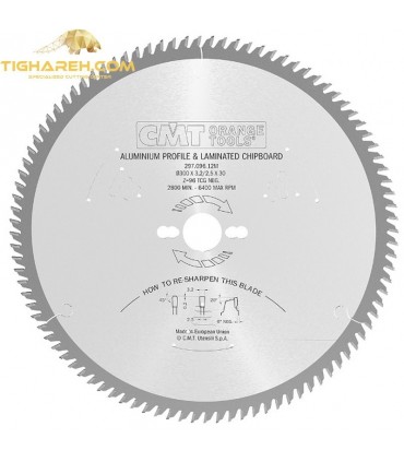 تیغ اره دیسکی الماسه آلومنیوم بر CMT 300×32×3.2-Z96