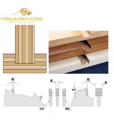 تیغ اره دیسکی الماسه شیار زن متغیر CMT 200×30-Z24