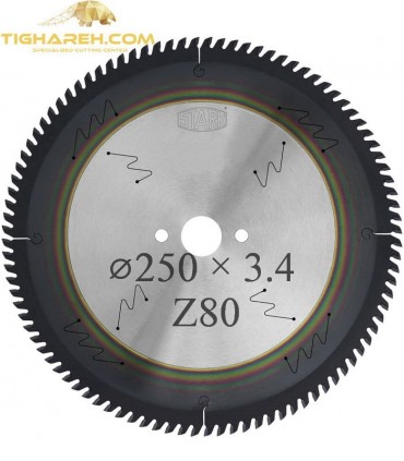 تیغ اره دیسکی الماسه آلومینیوم بر STARK 250×32×3.4Z80