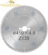 تیغ اره دیسکی الماسه آلومینیوم بر STARK 450×32×4.0Z128