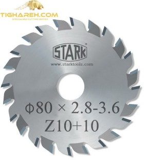 تیغ اره دیسکی الماسه خط زن دو تکه  STARK 80×20×2.8-3.6-Z10+10
