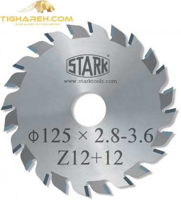 تیغ اره دیسکی الماسه خط زن دو تکه  STARK 125×22×2.8-3.6-Z12+12