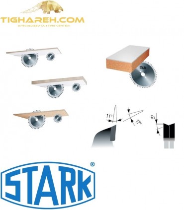 تیغ اره دیسکی الماسه خط زن دو تکه  STARK 125×22×2.8-3.6-Z12+12