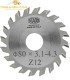 تیغ اره دیسکی الماسه خط زن کونیکال  STARK 80×20×3.1-4.3-Z12
