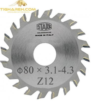 تیغ اره دیسکی الماسه خط زن کونیکال  STARK 80×20×3.1-4.3-Z12