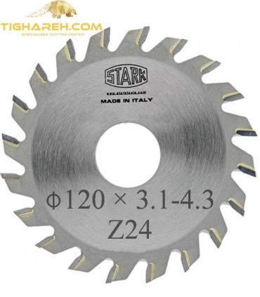 تیغ اره دیسکی الماسه خط زن کونیکال  STARK 120×22×3.1-4.3-Z24