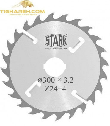 تیغ اره دیسکی الماسه پانل بر چوب  STARK 300×70/80×3.2-Z24+4