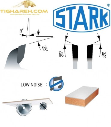 تیغ اره دیسکی الماسه ملامینه  STARK 350×30×3.5-Z108
