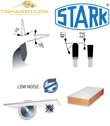 تیغ اره دیسکی الماسه کورین STARK 250×30×3.2-Z80