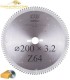 تیغ اره دیسکی الماسه چوب بر STARK 200×30×3.2-Z64