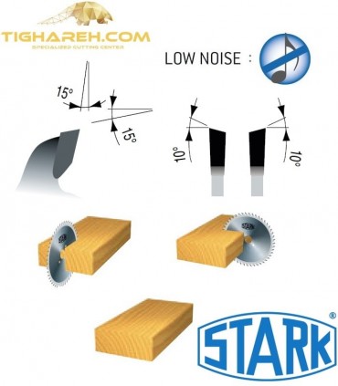 تیغ اره دیسکی الماسه چوب بر STARK 350×30×3.5-Z112
