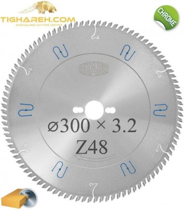 تیغ اره دیسکی الماسه چوب بر کروم STARK 300×30×3.2-Z48