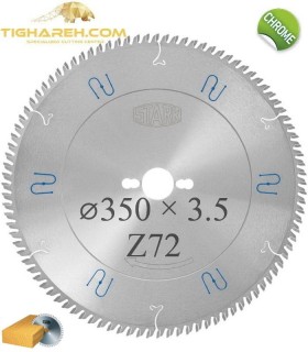 تیغ اره دیسکی الماسه چوب بر کروم STARK 350×30×3.5-Z72