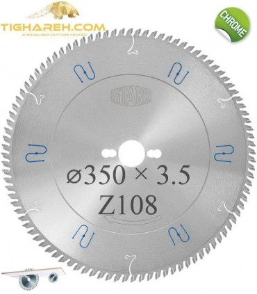 تیغ اره دیسکی الماسه ام دی اف بر کروم  STARK 350×30×3.5-Z108