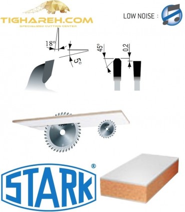 تیغ اره دیسکی الماسه ام دی اف بر کروم  STARK 350×30×3.5-Z108