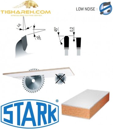 تیغ اره دیسکی الماسه ام دی اف بر کروم سوپر کات STARK 300×30×3.2-Z96