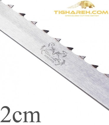 تیغ اره نواری چوب بری دو اسب عرض 2 سانتیمتر WHITE HORSE