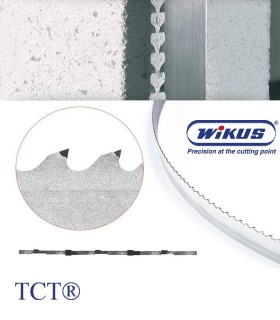 تیغ اره نواری تنگستن کارباید برش مواد معدنی WIKUS - TCT