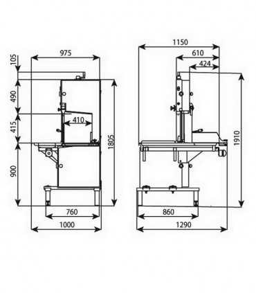 دستگاه ره استخوان بر ایستاده صنعتی امگا مینروا C/E320