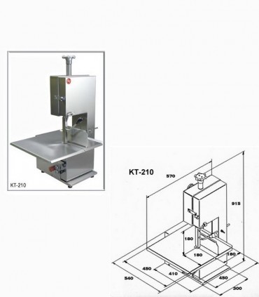 دستگاه اره استخوان بر رومیزی فروشگاهی KT210 فنلاند