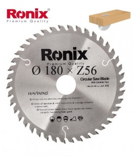 تیغ اره دیسکی الماسه چوب بر  Ronix 180×30×Z56