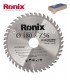تیغ اره دیسکی الماسه MDF بر  Ronix 180×30×Z56