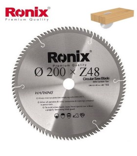 تیغ اره دیسکی الماسه چوب بر  Ronix 200×30×Z48
