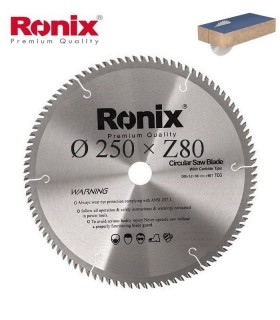 تیغ اره دیسکی الماسه MDF بر Ronix 250×30×Z80