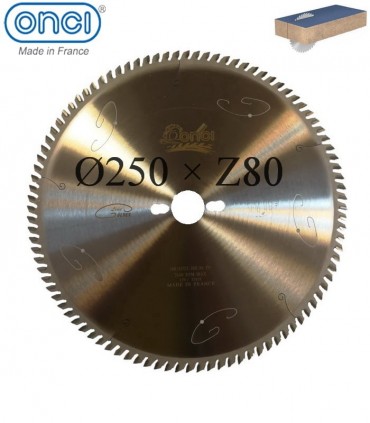 تیغ اره دیسکی الماسه MDF بر  ONCI (GOLDEN LINE) - 250×30×Z80