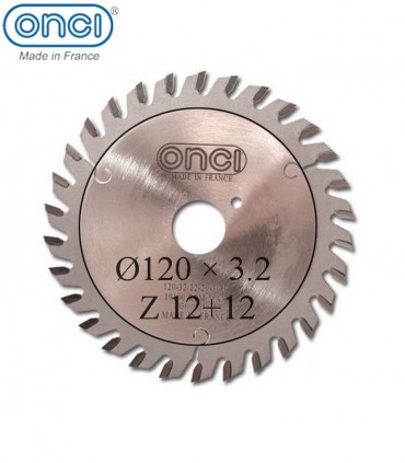تیغ اره دیسکی الماسه خط زن دو تکه ONCI 120×20×3.2-Z12+12