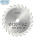 تیغ اره دیسکی الماسه خط زن دو تکه ONCI 120×22×3.2-Z12+12
