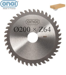 تیغ اره دیسکی الماسه چوب بر ONCI 200×30×Z64