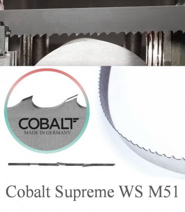 تیغ اره نواری بی متال برش فولاد سوپر آلیاژی کبالت - Cobalt SUPREME WS M51