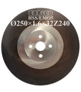 تیغ اره دیسکی آب صابونی فولاد بر ENRICO - 250×1.6×32-Z240