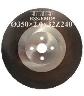 تیغ اره دیسکی آب صابونی فولاد بر ENRICO - 350×2.0×32Z240