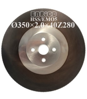 تیغ اره دیسکی آب صابونی فولاد بر ENRICO - 350×2.0×40Z280