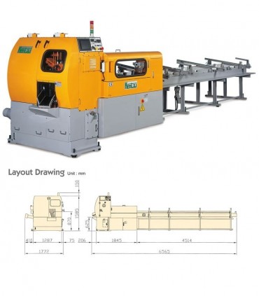 دستگاه اره دیسکی برش سریع فولاد Kentai KTC-70EH