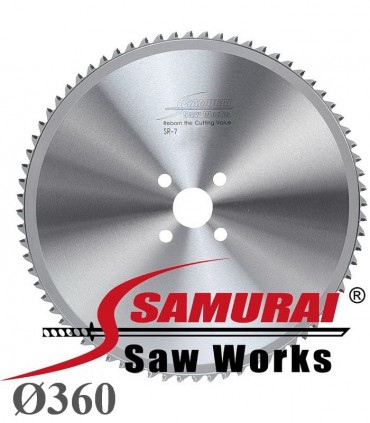 تیغ اره دیسکی الماسه برش فولاد - Samurai SR-7 Ø360