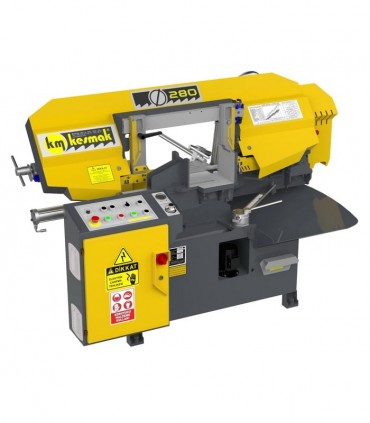 دستگاه اره نواری نیمه اتوماتیک زاویه زن KMY DG 280