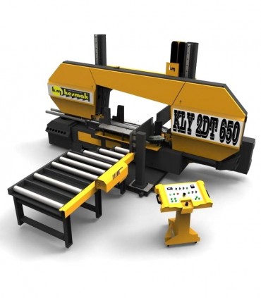 دستگاه اره نواری نیمه اتوماتیک دو طرف زاویه زن KLY 2DT 650