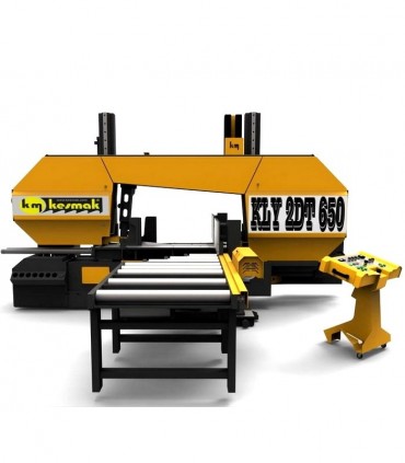 دستگاه اره نواری نیمه اتوماتیک دو طرف زاویه زن KLY 2DT 650